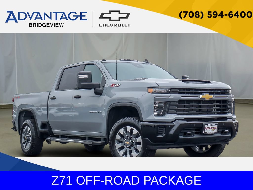 Used 2025 Chevrolet Silverado 2500 Custom w/ Custom Value Package AWD/4WD image 1