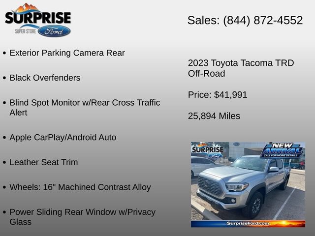 Used 2023 Toyota Tacoma TRD Off-Road AWD/4WD image 17