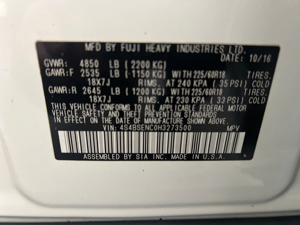 Used 2017 Subaru Outback 3.6R Limited AWD/4WD image 33