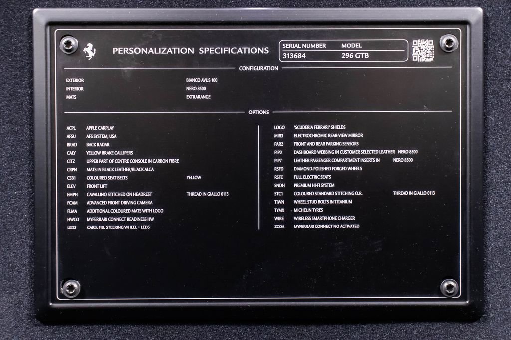 Certified 2025 Ferrari 296 GTB RWD image 57