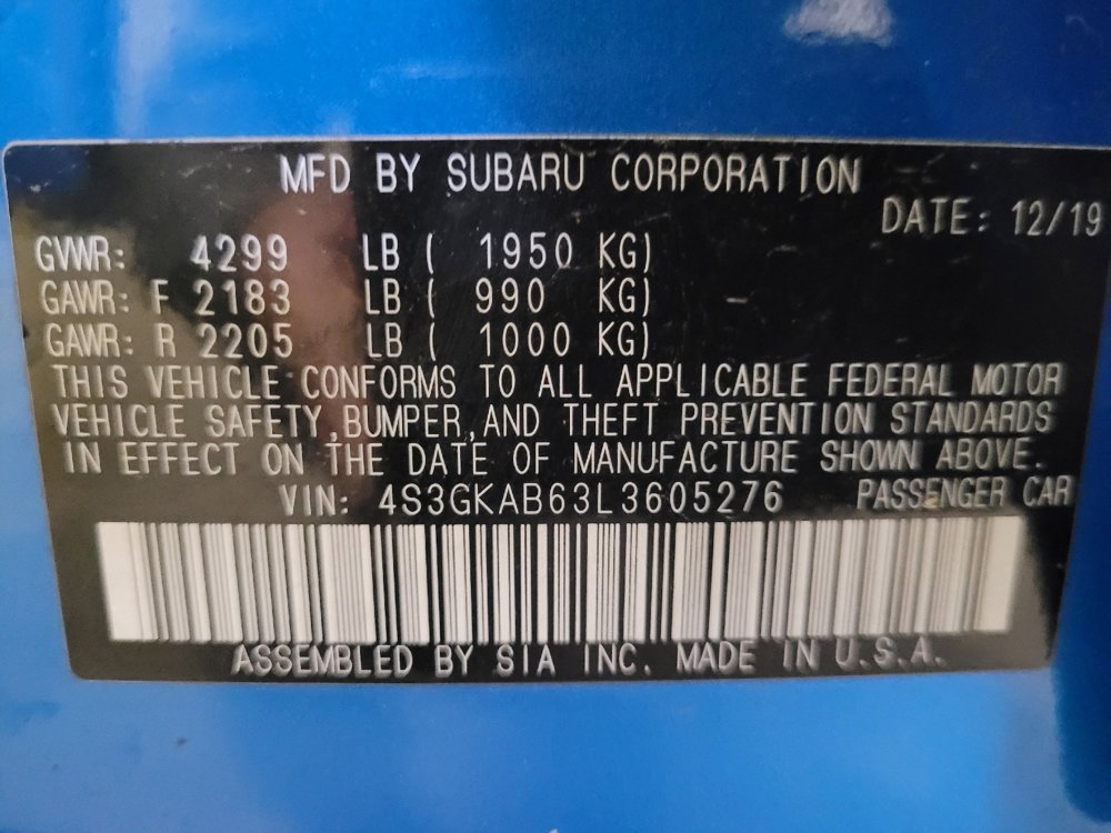 Used 2020 Subaru Impreza 2.0i AWD/4WD image 33