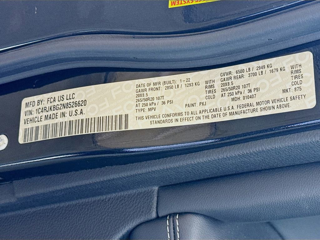 Used 2022 Jeep Grand Cherokee L Limited image 41