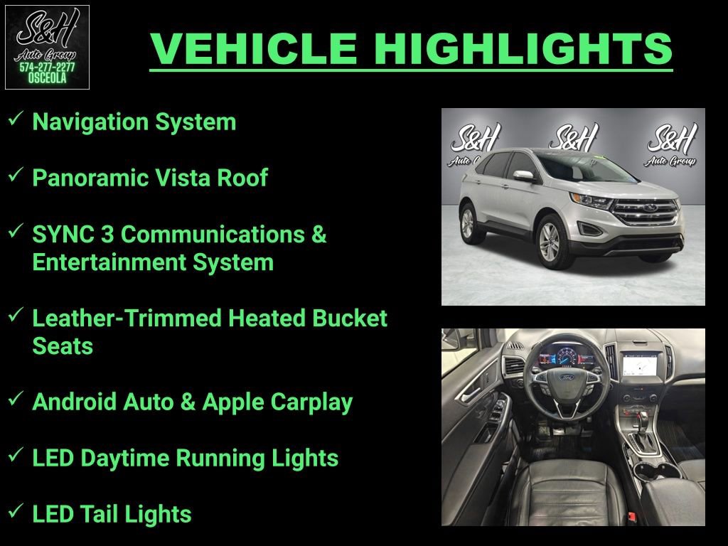 Used 2018 Ford Edge SEL w/ Equipment Group 201A image 3