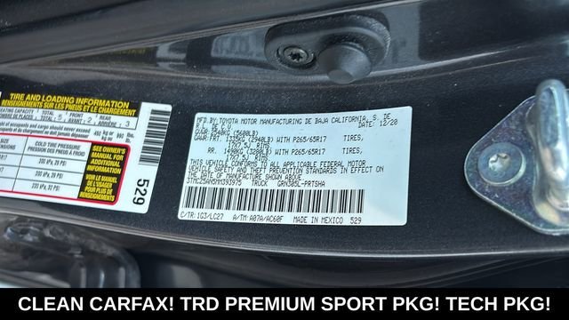 Used 2021 Toyota Tacoma TRD Sport w/ TRD Premium Sport Package AWD/4WD image 32
