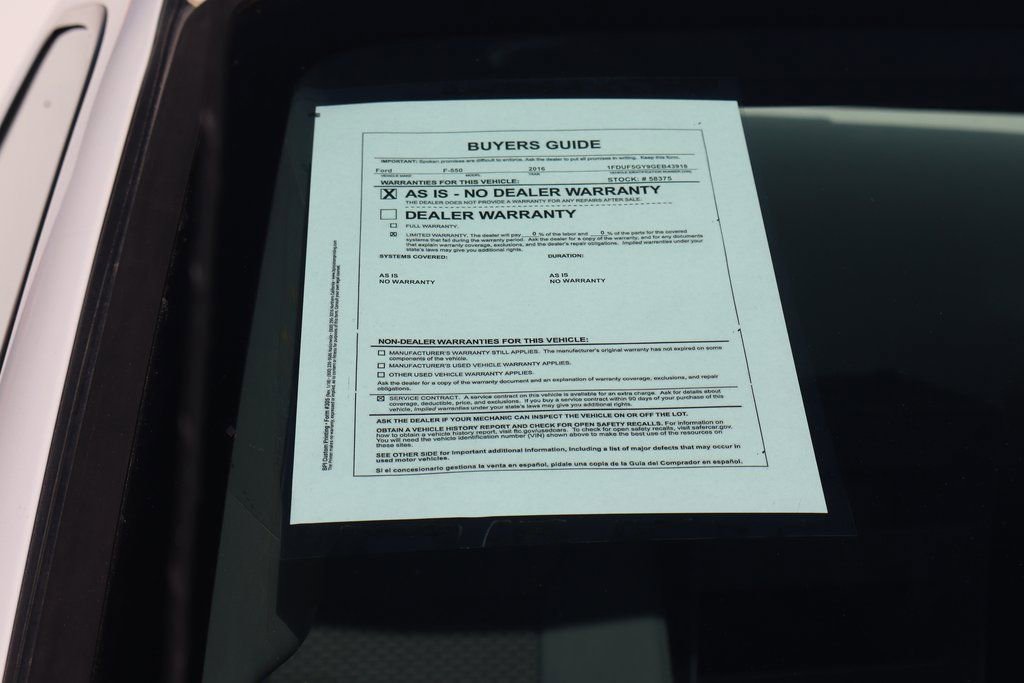 Used 2016 Ford F550 2WD Regular Cab Super Duty image 45