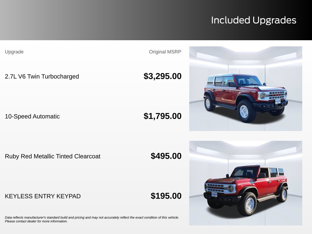 New 2026 Ford Bronco Heritage Edition AWD/4WD image 3