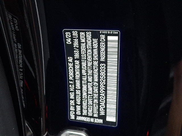 Certified 2023 Porsche 911 Turbo S AWD/4WD image 29