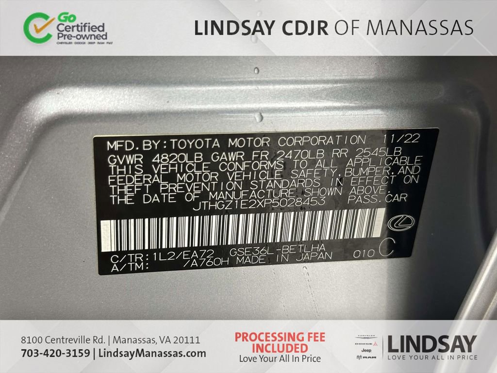 Used 2023 Lexus IS 350 F Sport image 33