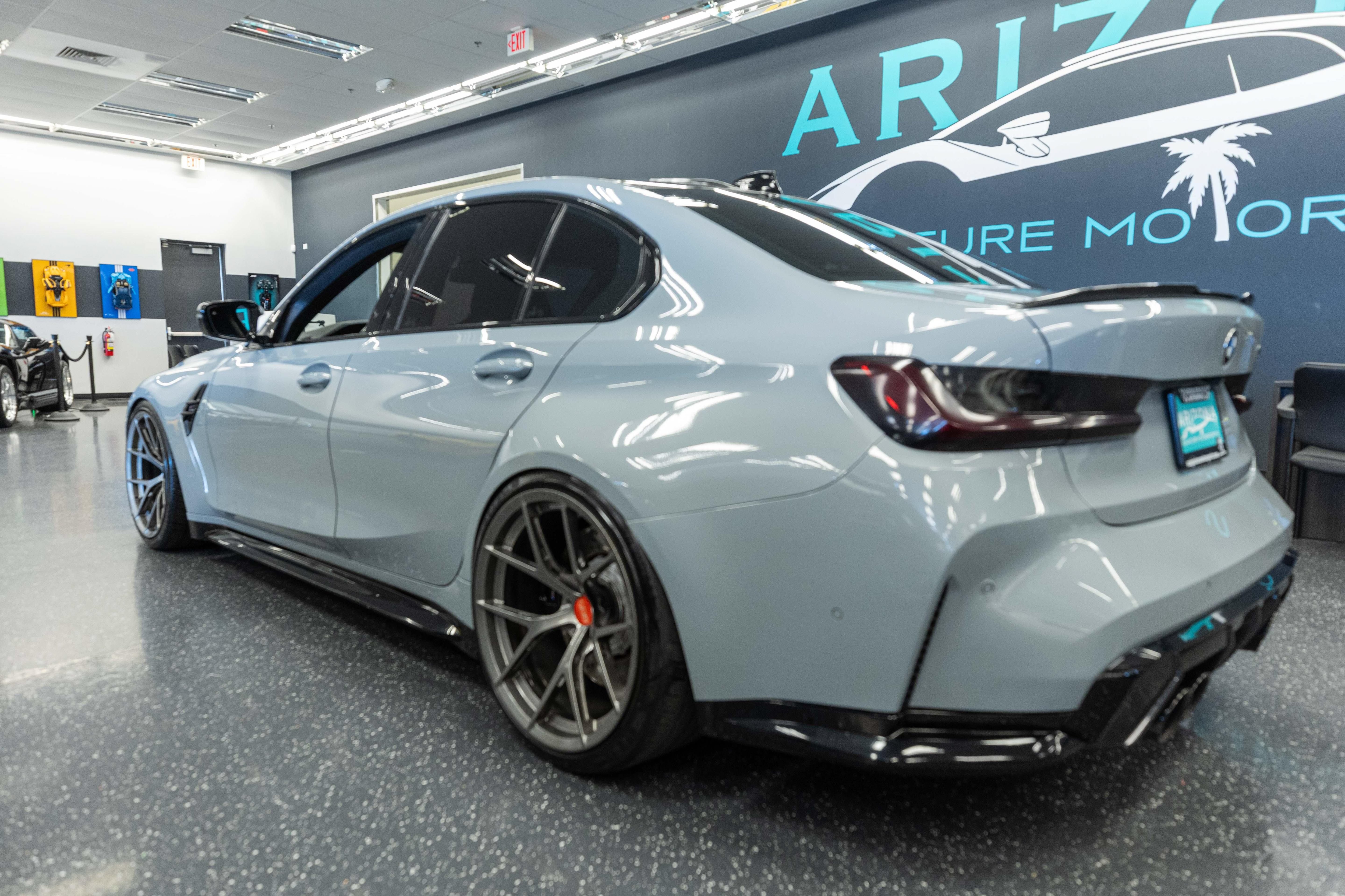 Used 2021 BMW M3 Competition w/ M Carbon Exterior Package RWD image 9