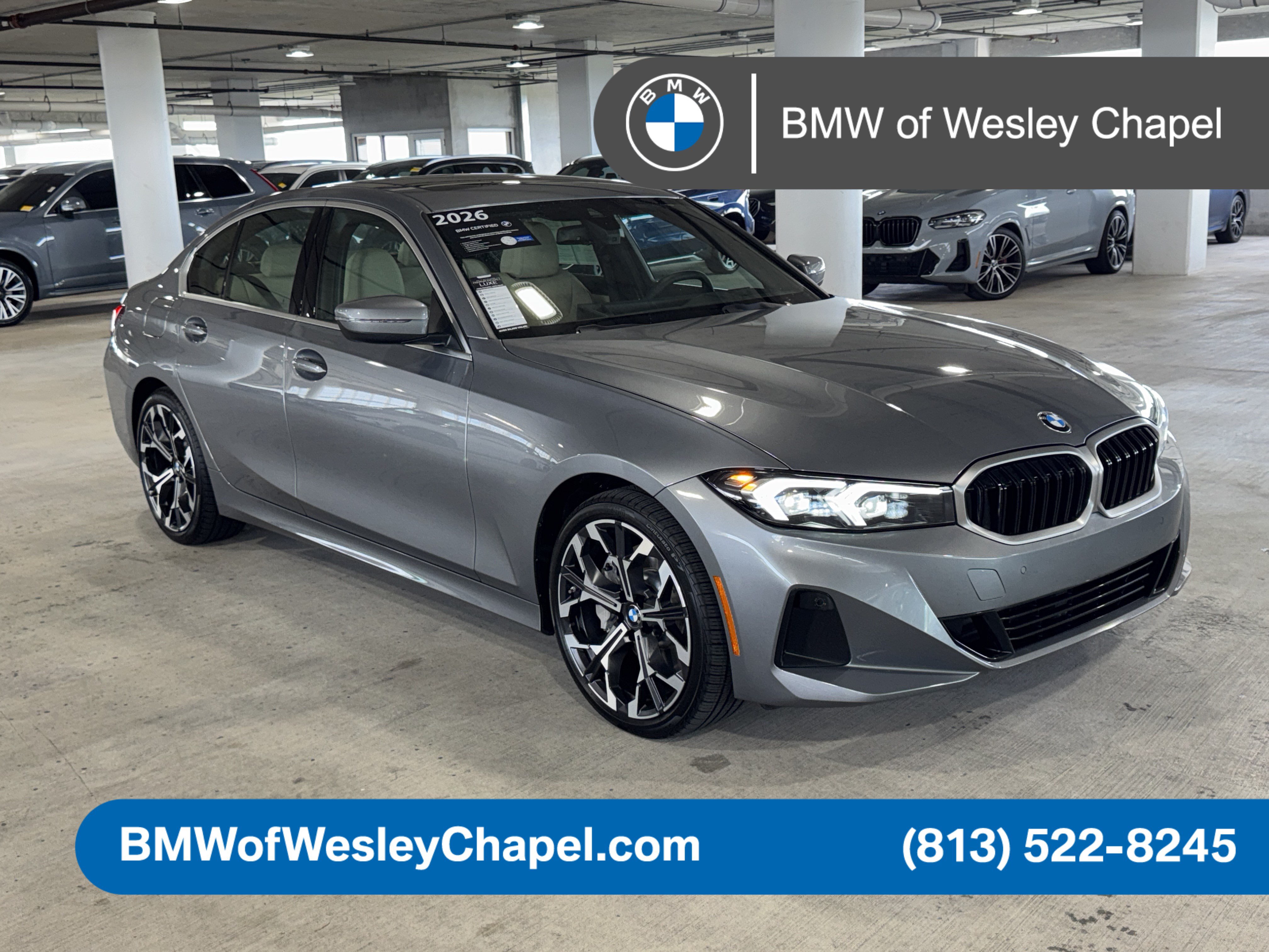 Certified 2026 BMW 330i Sedan w/ Premium Package RWD image 1