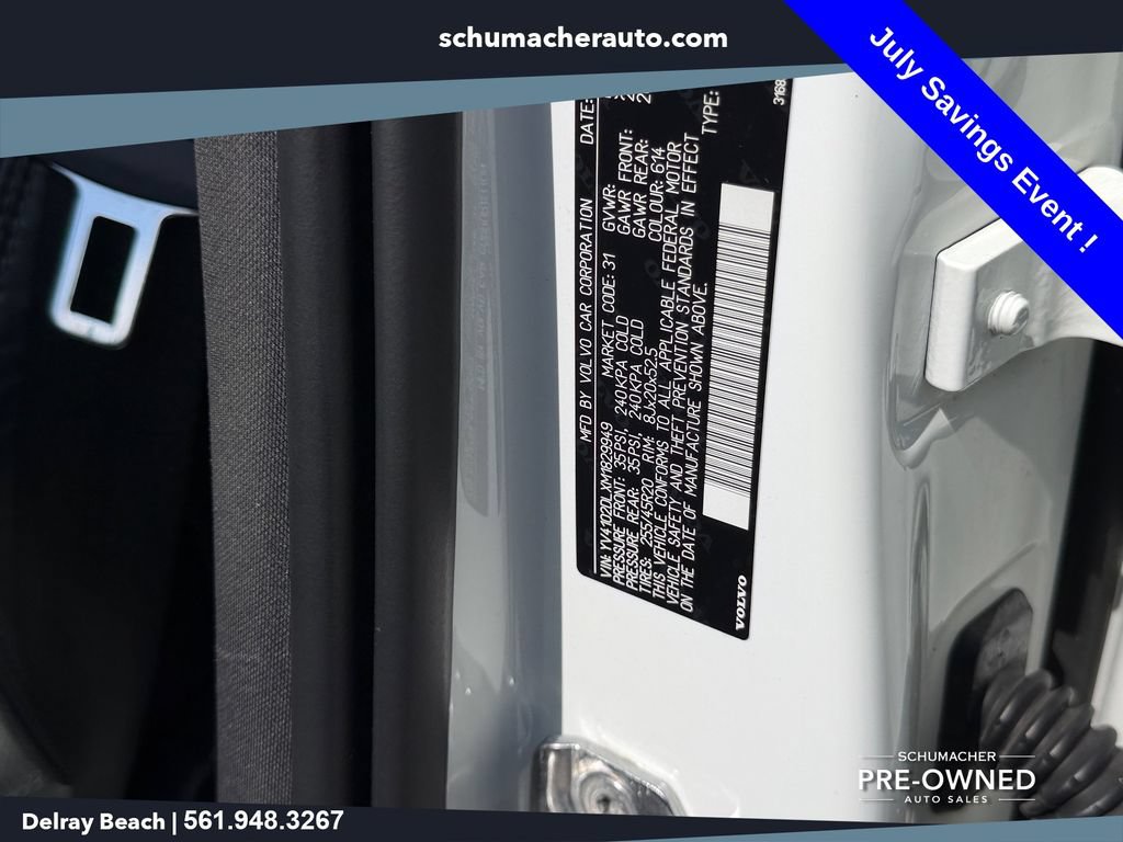 Used 2021 Volvo XC60 T5 Inscription w/ Protection Package Premier FWD image 21
