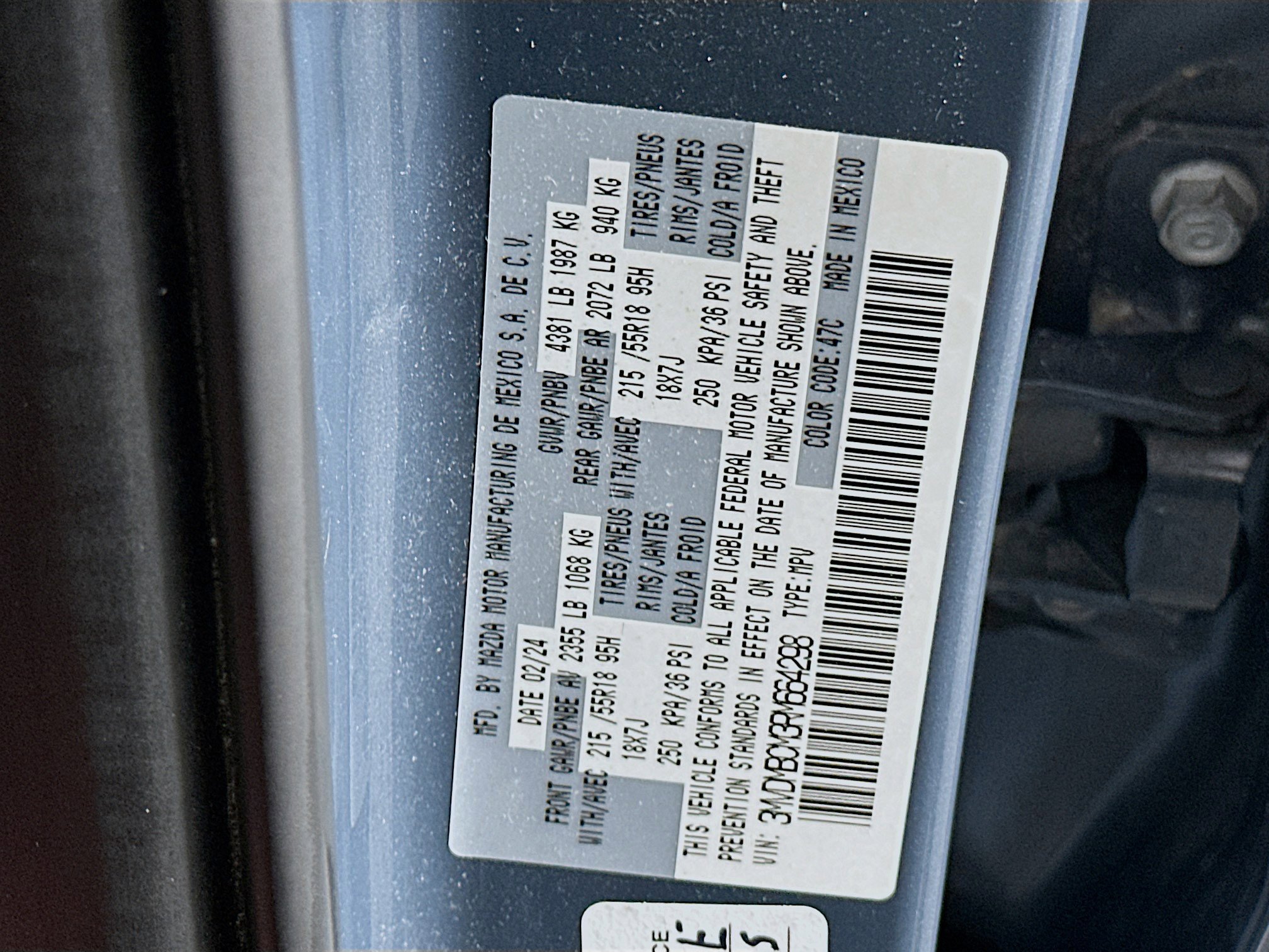 Used 2024 MAZDA CX-30 AWD 2.5 S w/ Preferred Package image 12