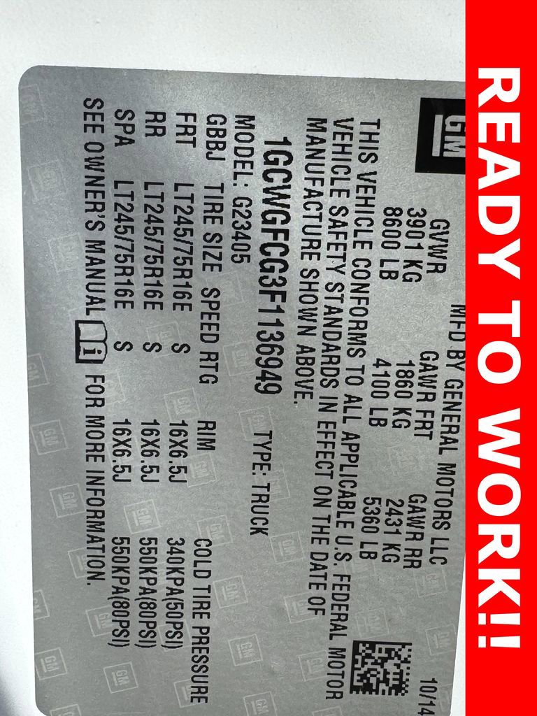 Used 2015 Chevrolet Express 2500 image 25