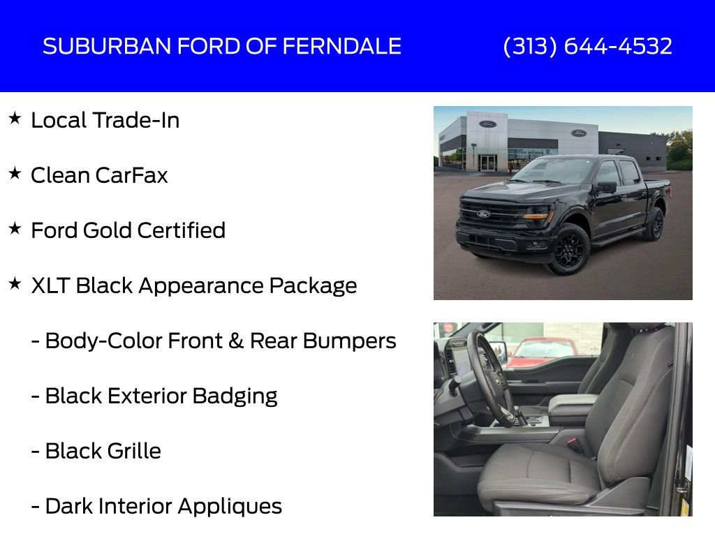 Used 2024 Ford F150 XLT w/ Equipment Group 302A MID image 4