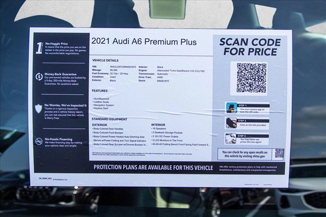 Used 2021 Audi A6 Premium Plus w/ Premium Plus Package AWD/4WD image 29