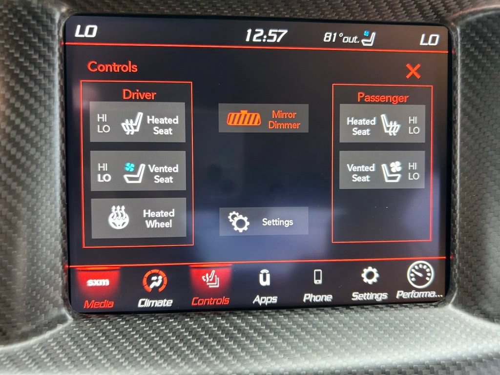 Used 2022 Dodge Charger SRT Hellcat w/ Carbon/Suede Interior Package RWD image 35