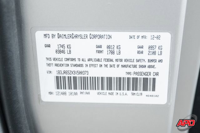 Used 2003 Dodge Viper SRT-10 image 72