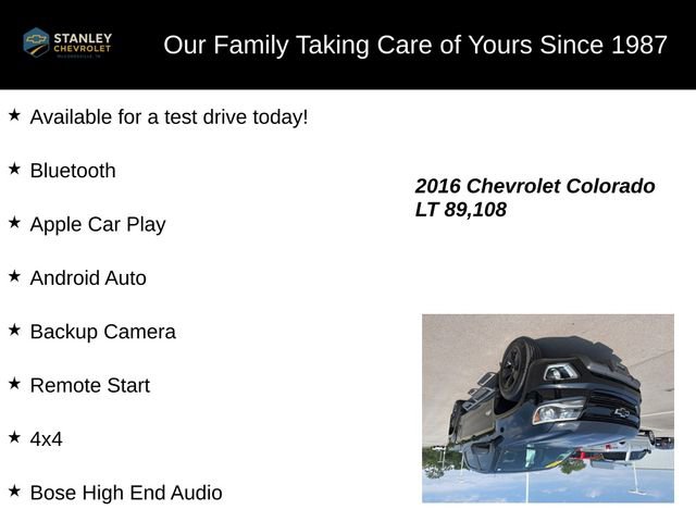 Used 2016 Chevrolet Colorado LT w/ Midnight Edition AWD/4WD image 9