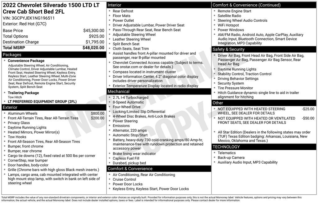 Used 2022 Chevrolet Silverado 1500 LT AWD/4WD image 6