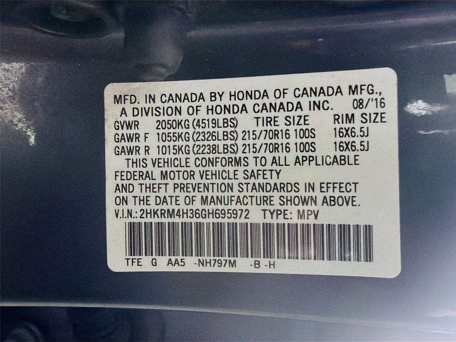 Used 2016 Honda CR-V LX image 37