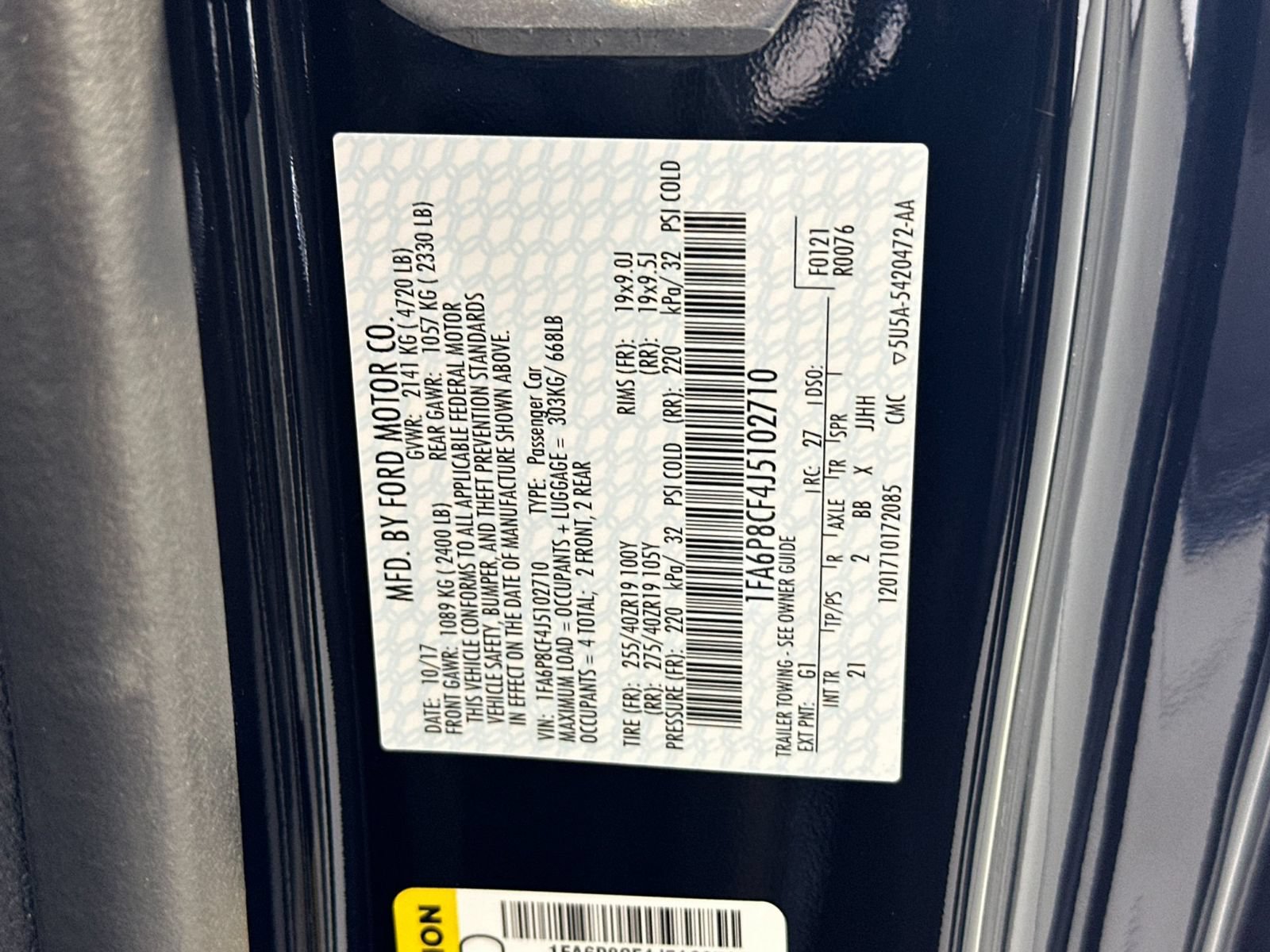 Used 2018 Ford Mustang GT w/ GT Performance Package RWD image 32