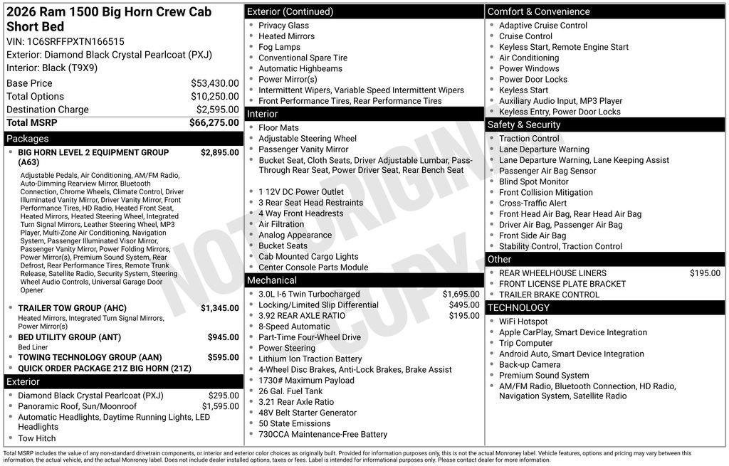 New 2026 RAM 1500 Big Horn image 6