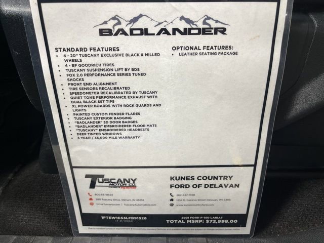 Used 2020 Ford F150 XLT w/ Equipment Group 302A Luxury image 20