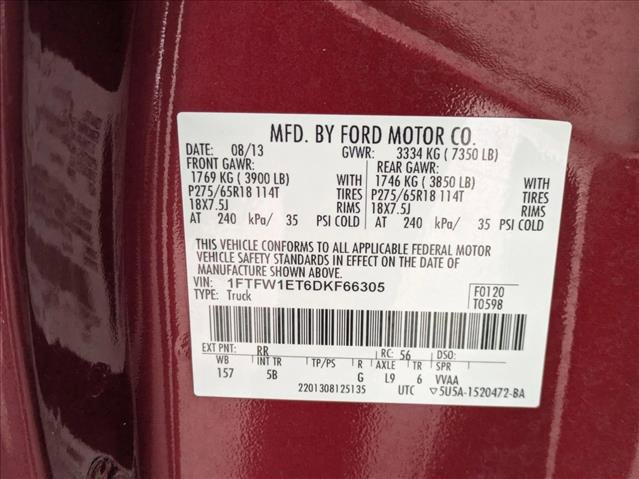 Used 2013 Ford F150 FX4 w/ Luxury Equipment Group image 22