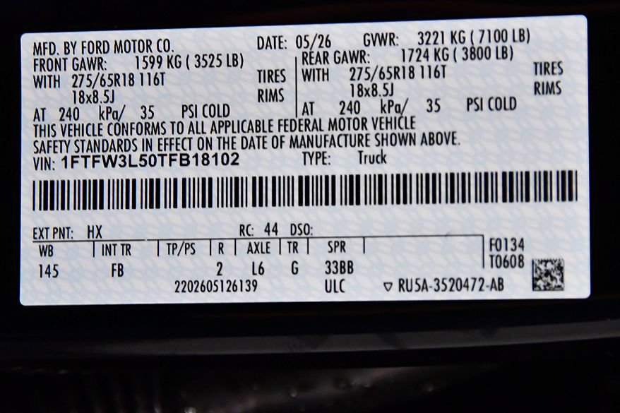 New 2026 Ford F150 XLT w/ Equipment Group 302A MID AWD/4WD image 15