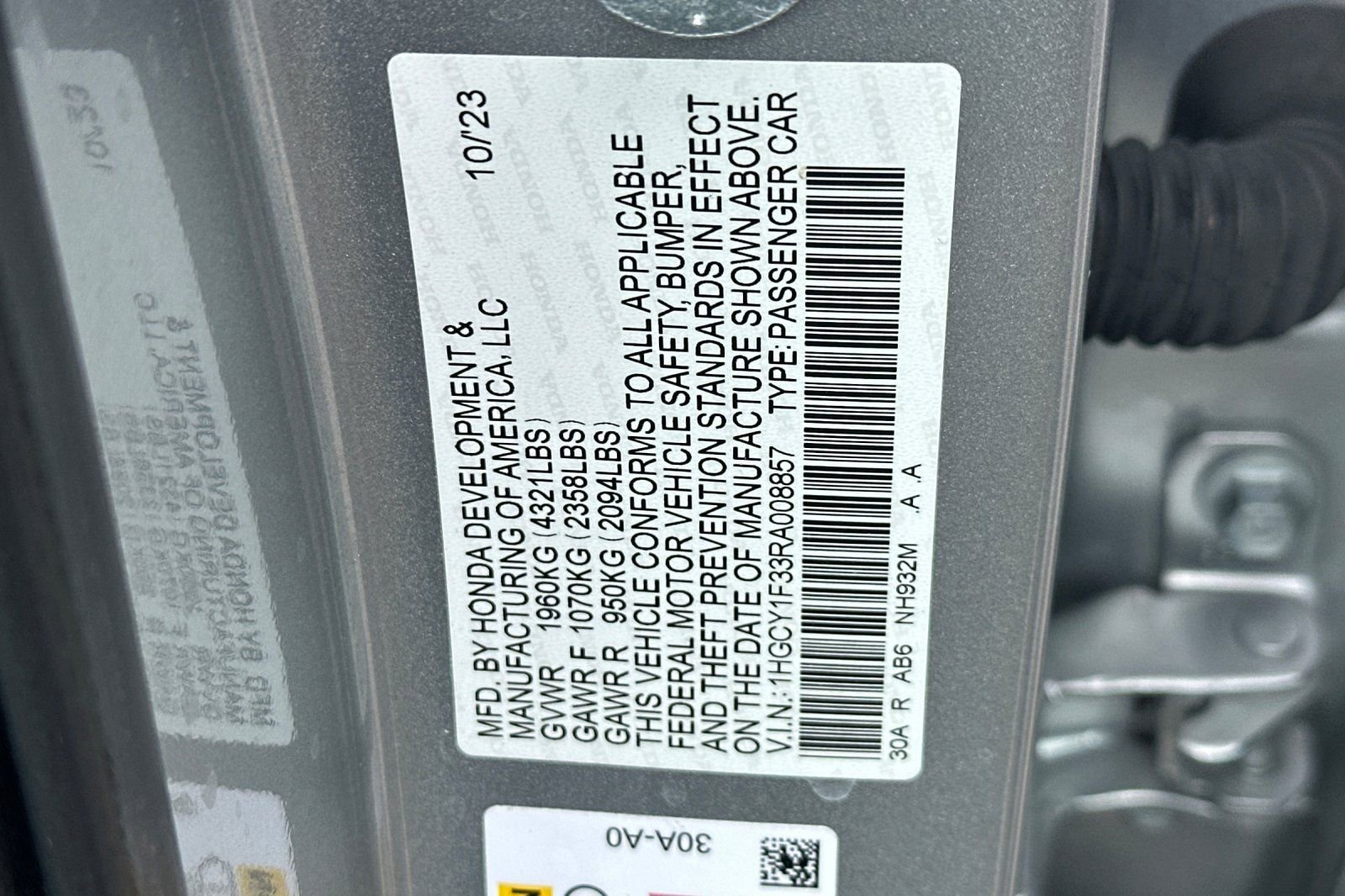 Used 2024 Honda Accord EX image 27