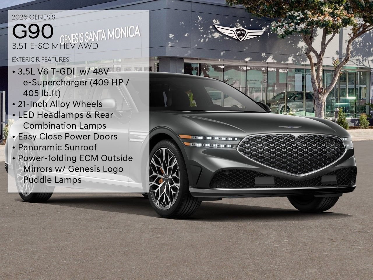 New 2026 Genesis G90 3.5T AWD/4WD image 3
