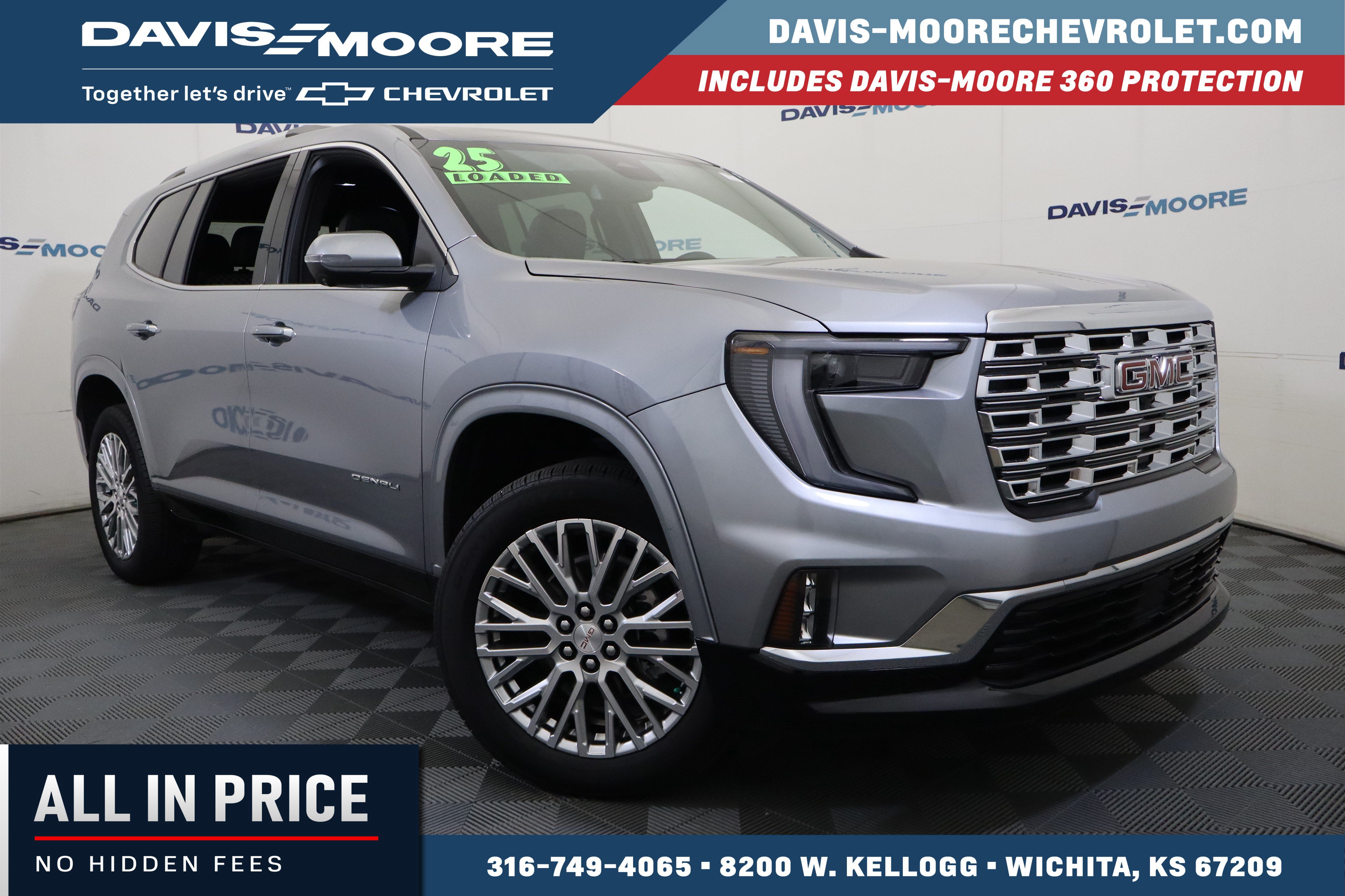 Used 2025 GMC Acadia Denali w/ LPO, Floor Liner Package AWD/4WD image 1