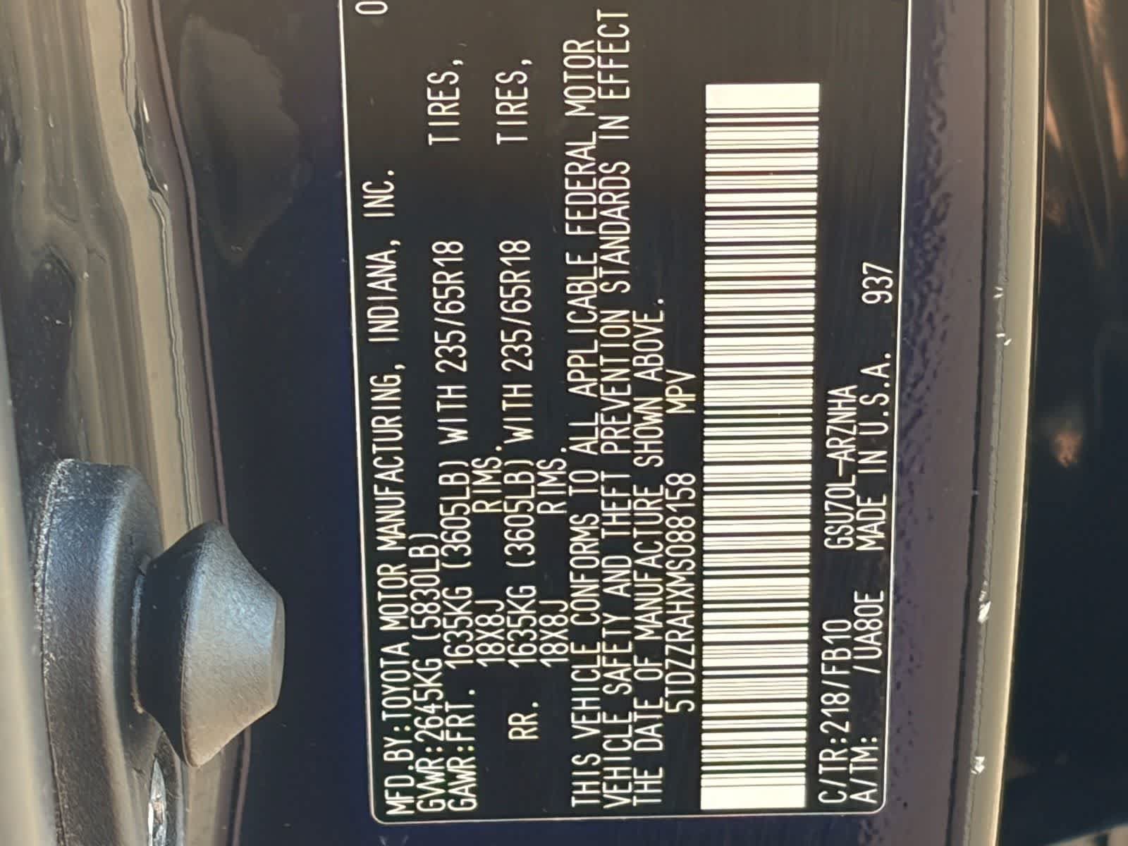 Used 2021 Toyota Highlander LE FWD image 36