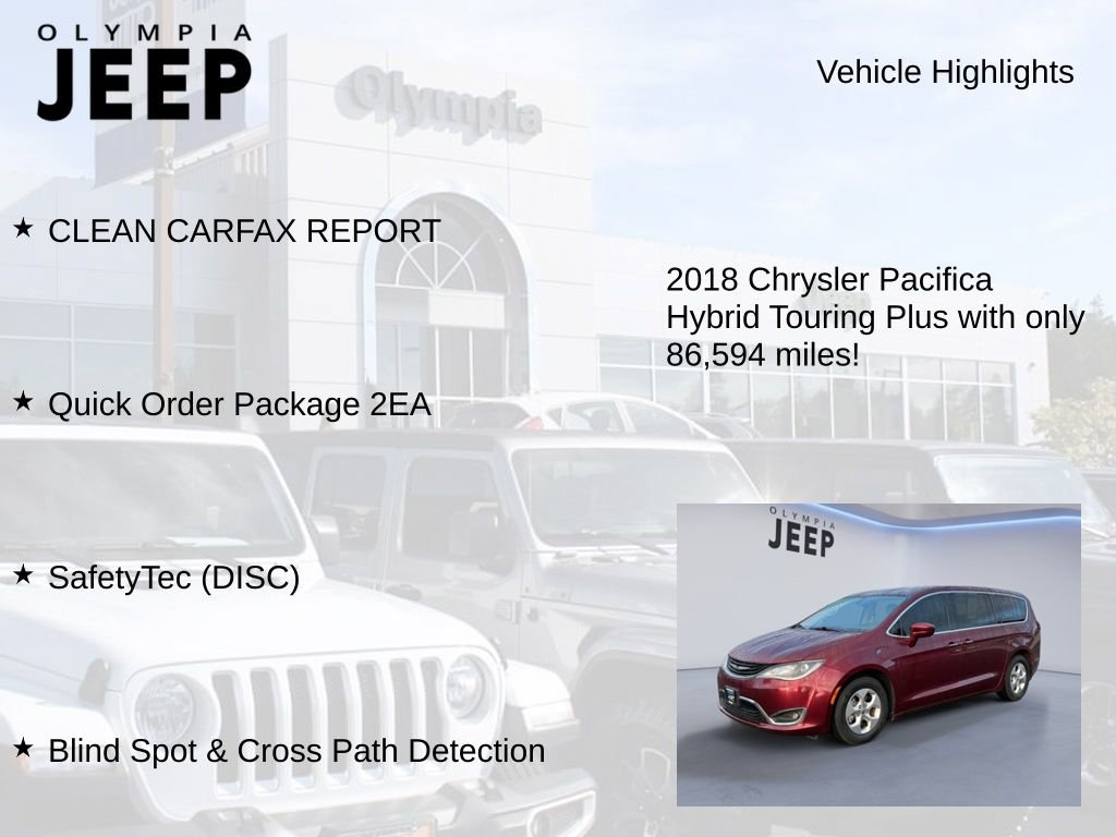 Used 2018 Chrysler Pacifica Touring Plus image 7