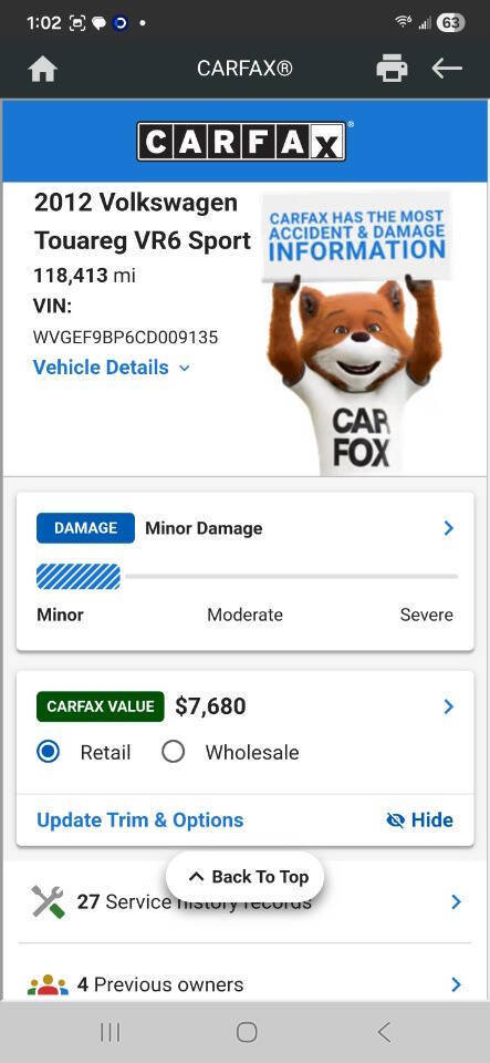 Used 2012 Volkswagen Touareg VR6 image 53