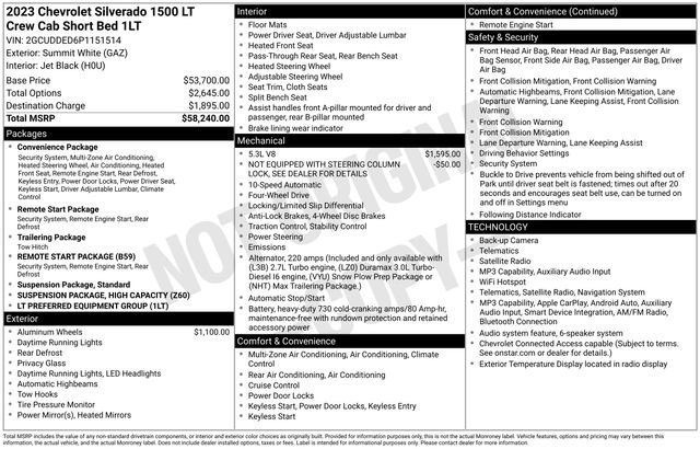 Used 2023 Chevrolet Silverado 1500 LT AWD/4WD image 31