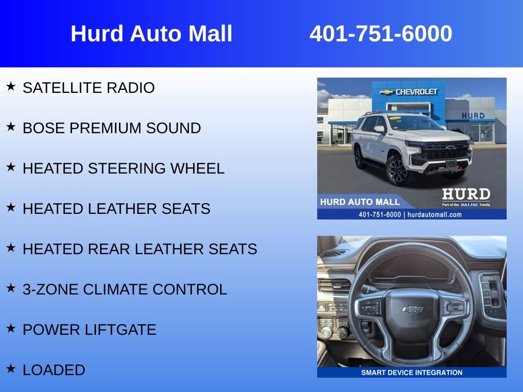 Certified 2023 Chevrolet Tahoe Z71 w/ Z71 Off-Road Package image 12