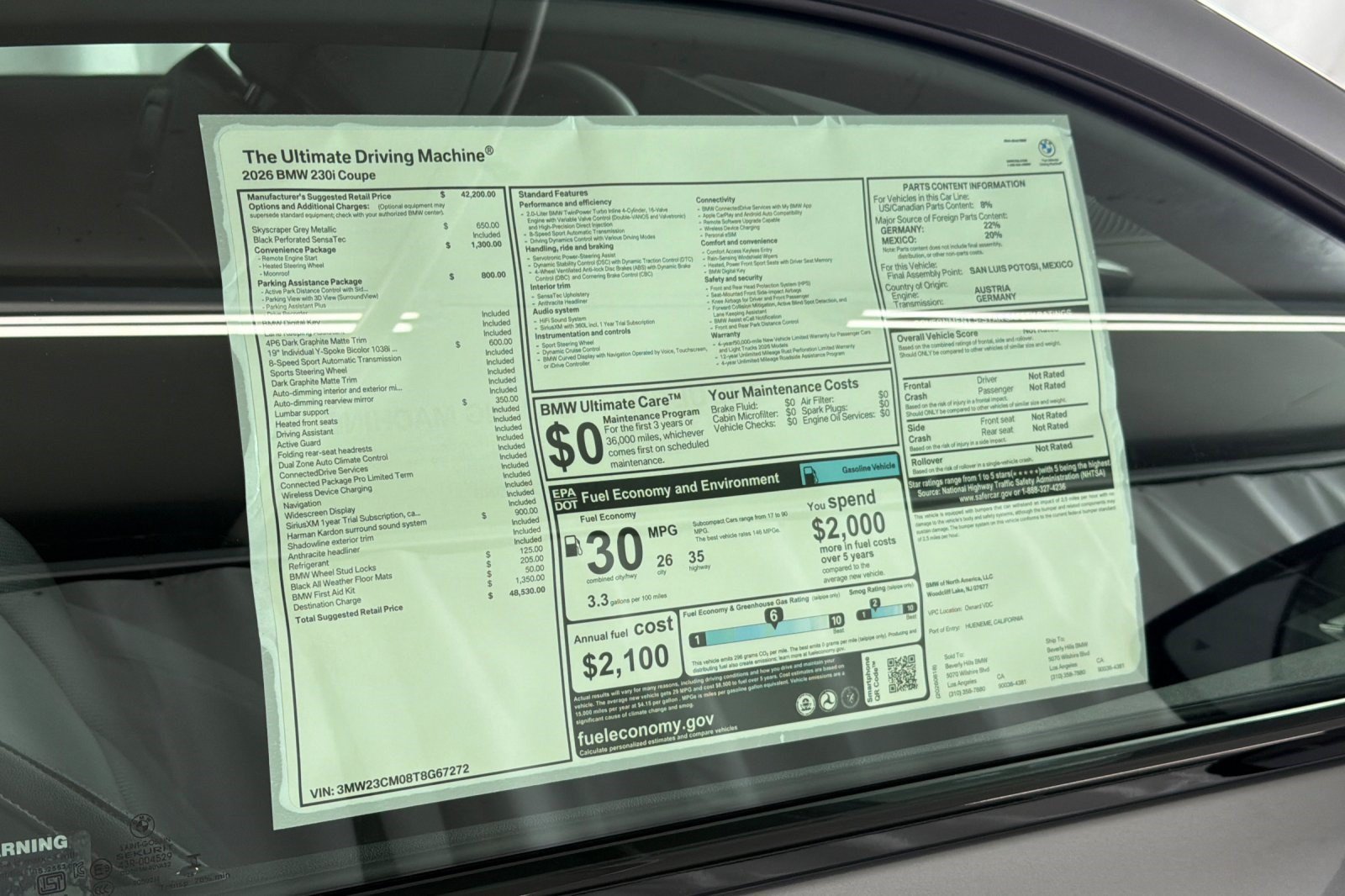 New 2026 BMW 230i Coupe w/ Convenience Package RWD image 29