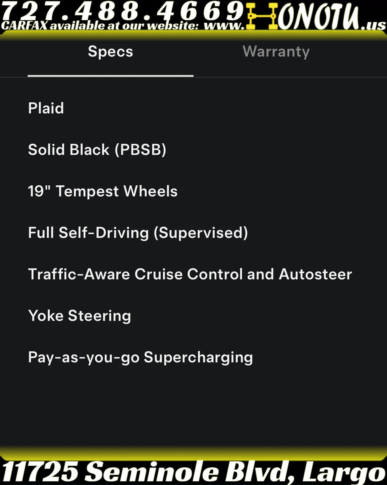 Used 2023 Tesla Model S Plaid AWD/4WD image 38