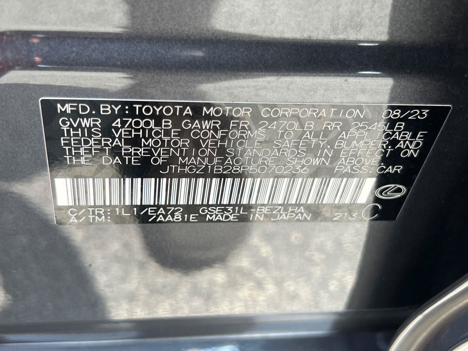 Certified 2023 Lexus IS 350 F Sport RWD image 34