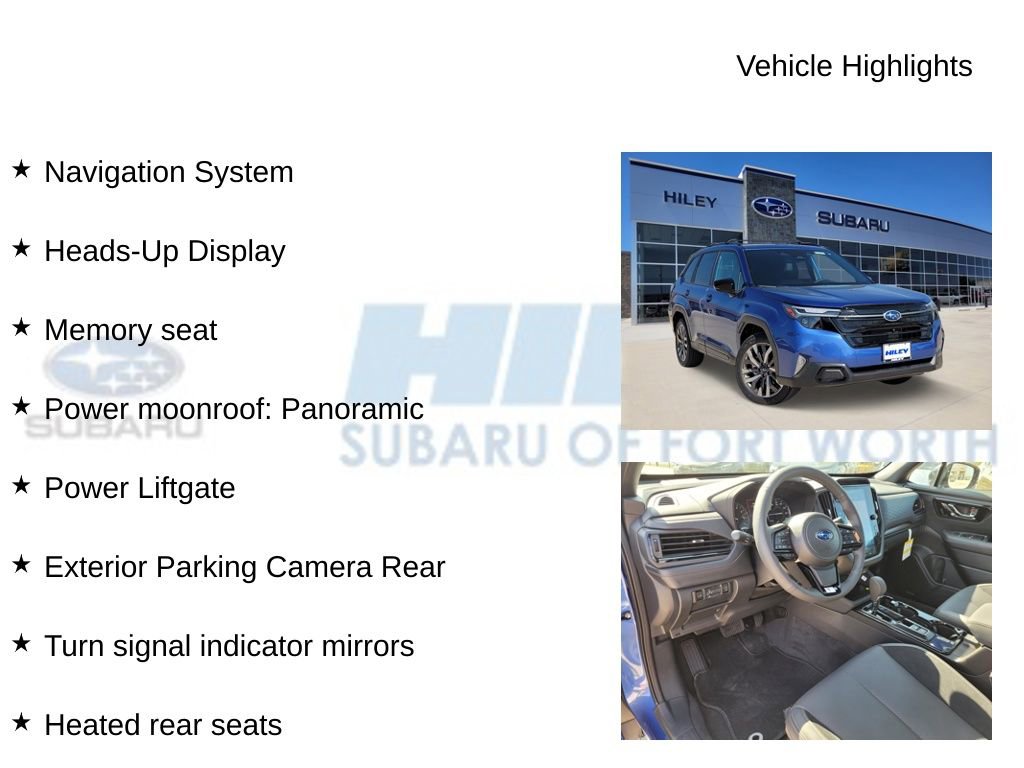 New 2026 Subaru Forester Touring AWD/4WD image 5