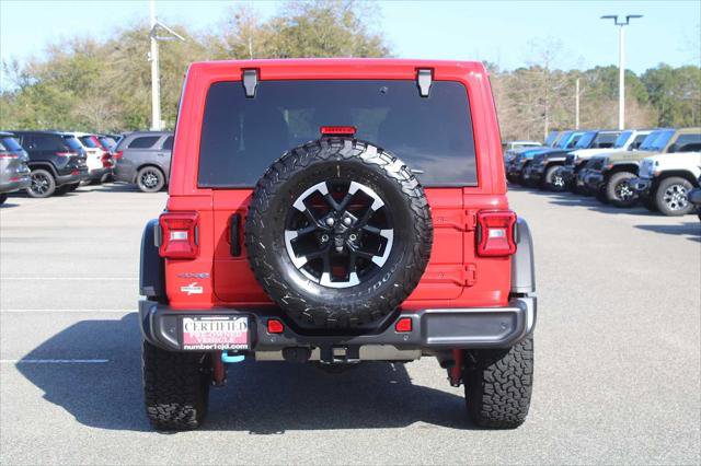 Certified 2025 Jeep Wrangler Unlimited Rubicon 4xe w/ Safety Group image 4