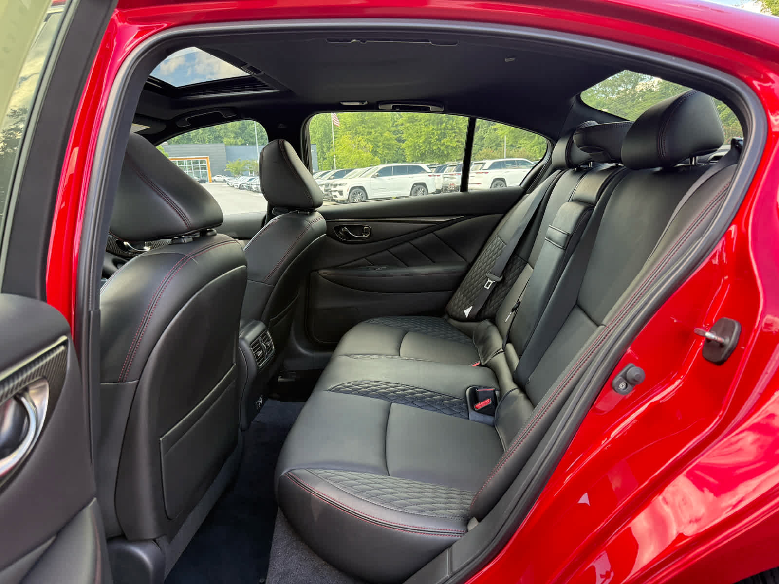 Used 2023 INFINITI Q50 Red Sport 400 w/ Carbon Fiber Package AWD/4WD image 26