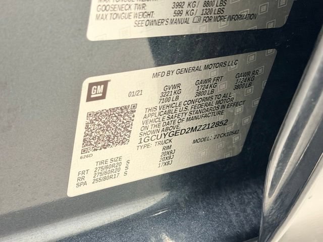Certified 2021 Chevrolet Silverado 1500 LTZ w/ LTZ Premium Package AWD/4WD image 22
