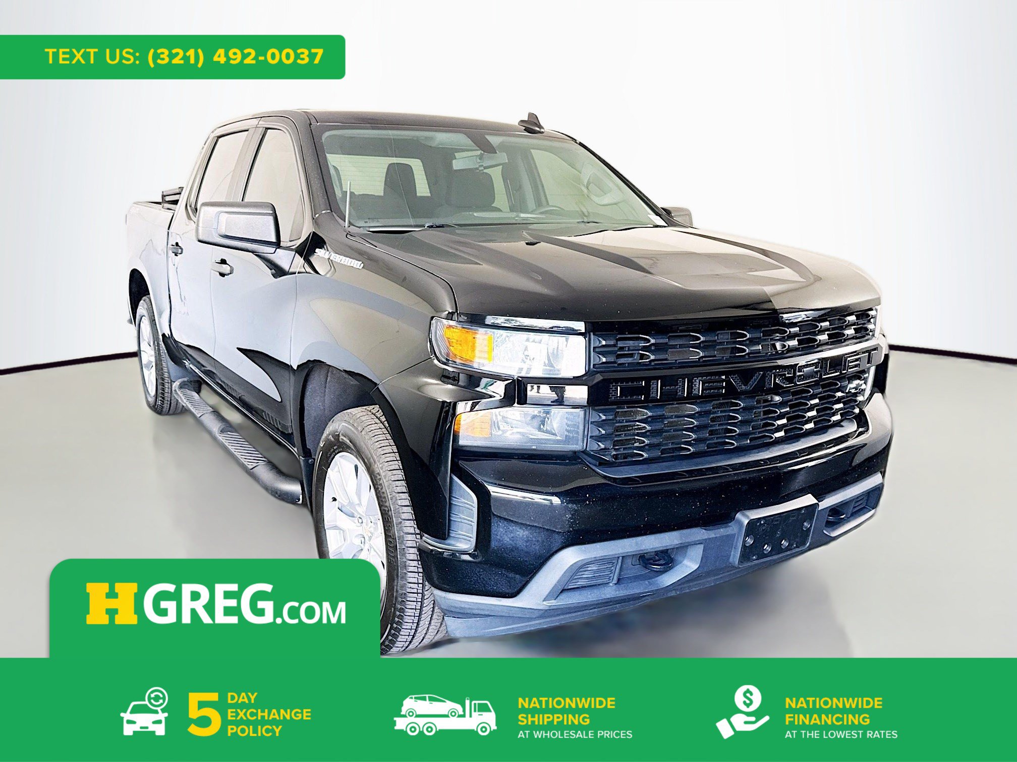 Used 2019 Chevrolet Silverado 1500 Custom w/ Custom Value Package AWD/4WD image 1