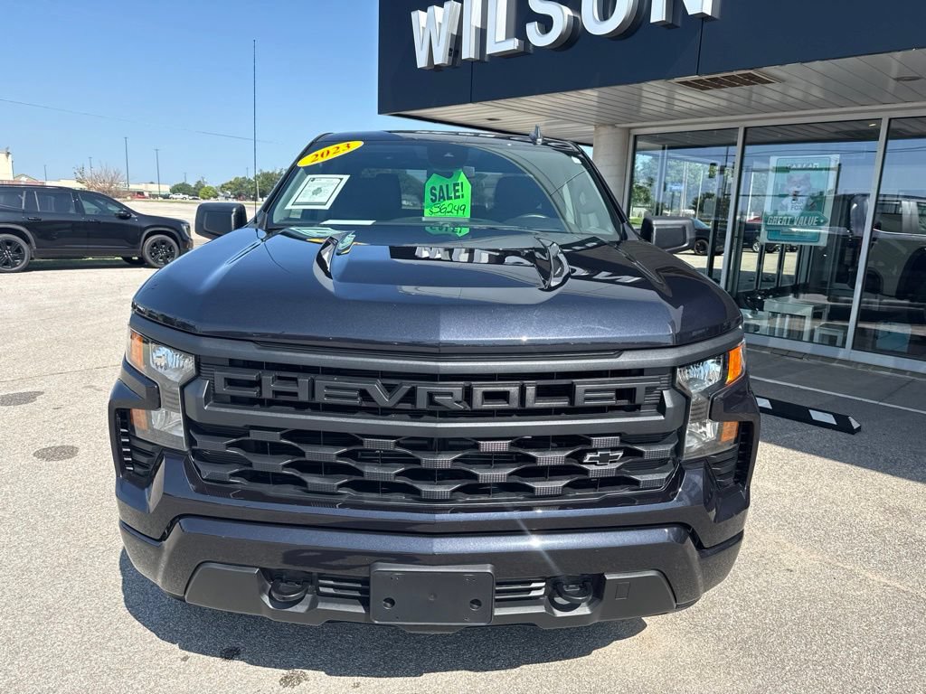 Used 2023 Chevrolet Silverado 1500 Custom w/ LPO, Dark Essentials Package AWD/4WD image 2