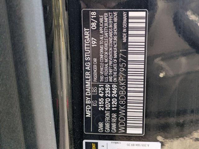 Certified 2019 Mercedes-Benz C 300 Cabriolet image 15