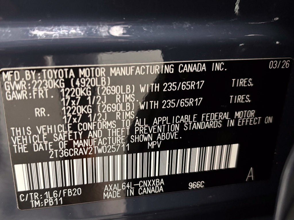 Used 2026 Toyota RAV4 LE AWD/4WD image 11