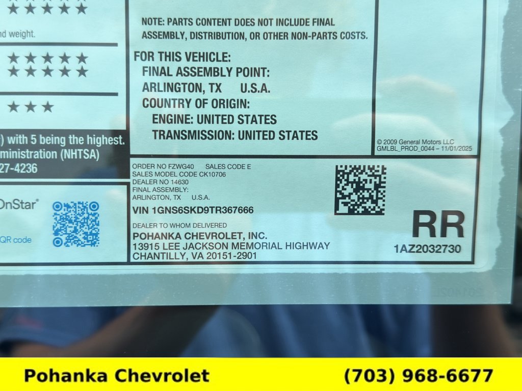 New 2026 Chevrolet Tahoe Premier w/ Sun And Tow Package AWD/4WD image 32