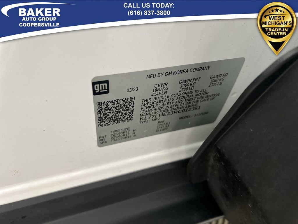 Certified 2024 Chevrolet Trax LT w/ Driver Confidence Package image 33